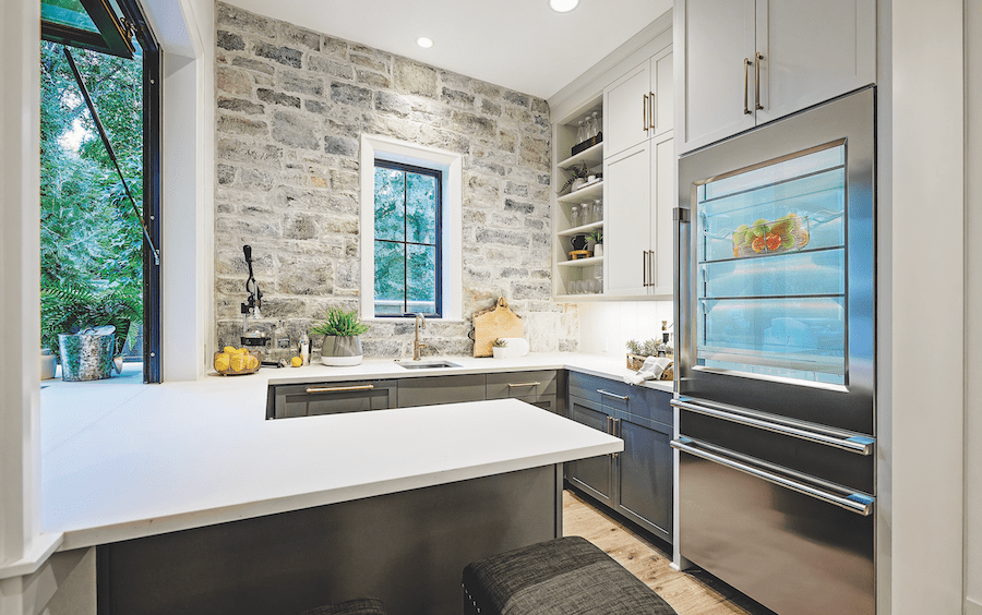 Kitchen interior of the juice bar design detail  by Renaissance Homes