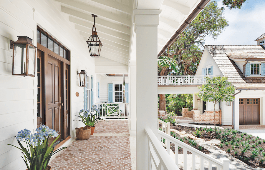 The porch and exterior of Island Breeze, a 2023 BALA winner