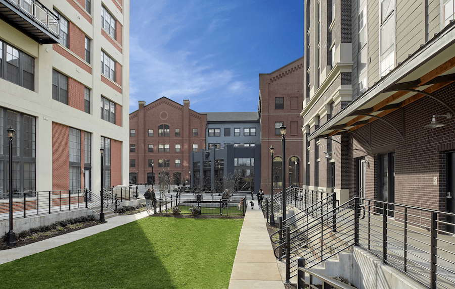 Dog park amenity at LC Germantown, a 2023 BALA winner