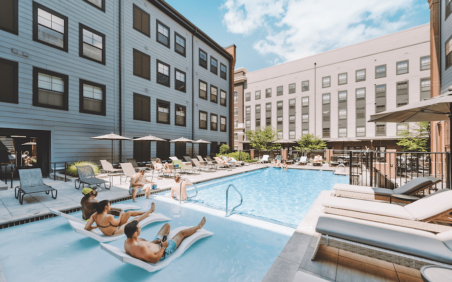 Pool amenity at LC Germantown, a 2023 BALA winner