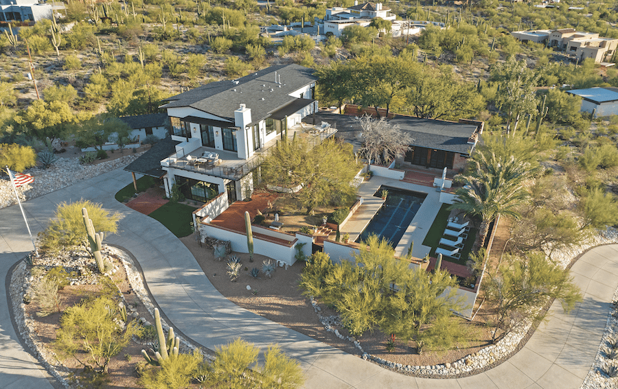 Aerial view of 2023 BALA winner Saguaro Serenity