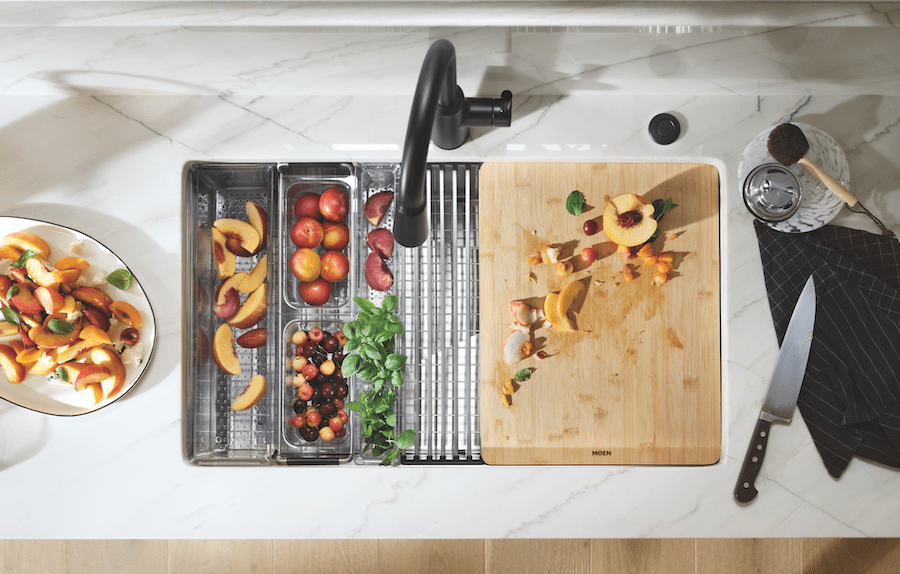 Moen Luxe Chef Workstation System sink