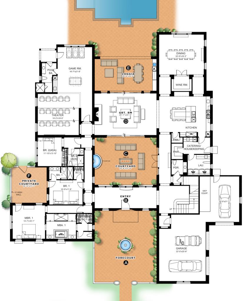 KL Crook Architecture Wine Country Estates floor plan