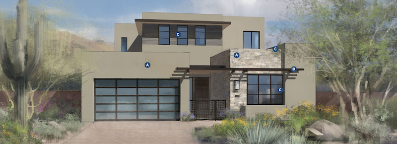 The Villas at Seven Desert Mountain, elevation 3