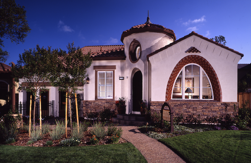 home built by Synergy Group after wildfire