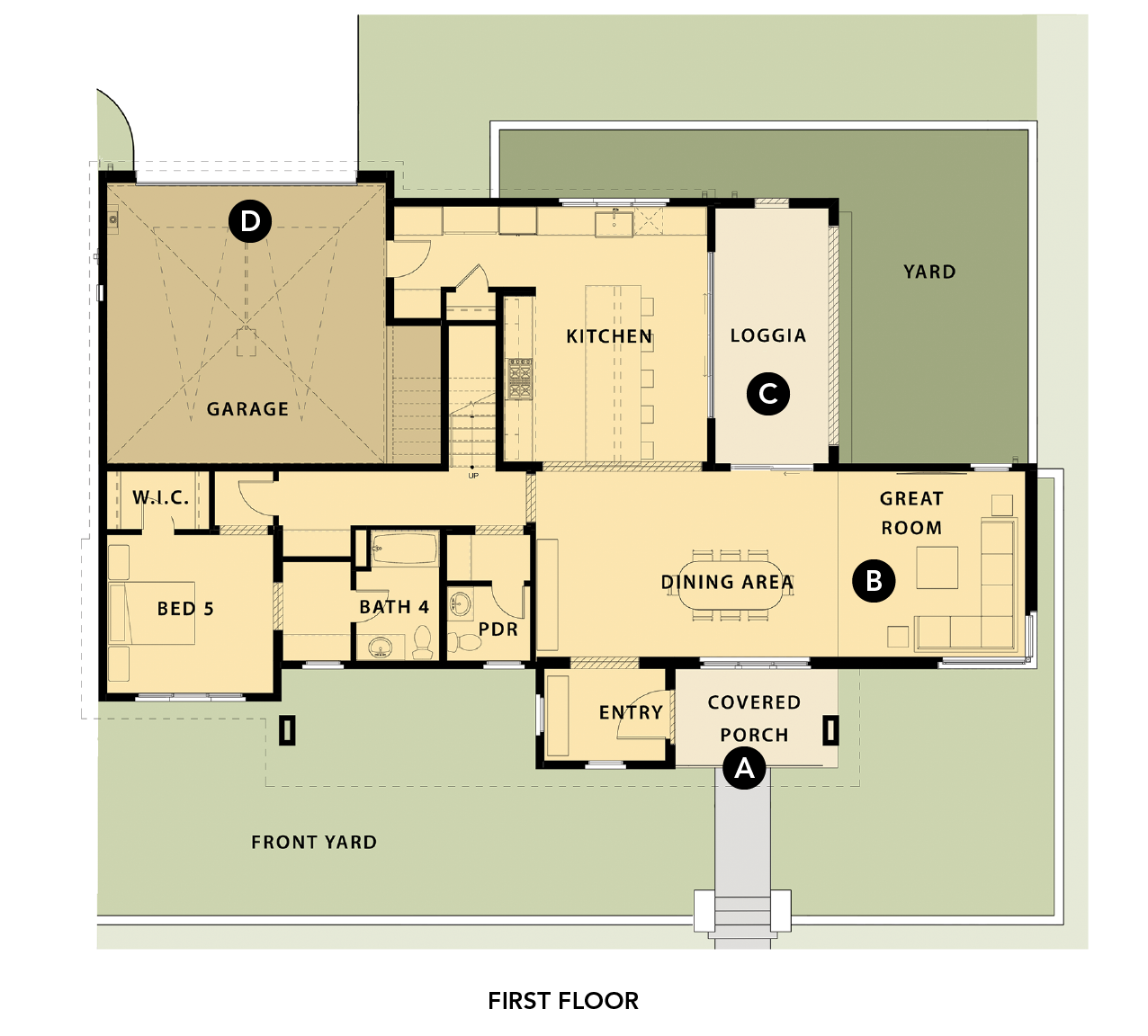 Robert Hidey Tustin Legacy plan 3X floor plan first floor