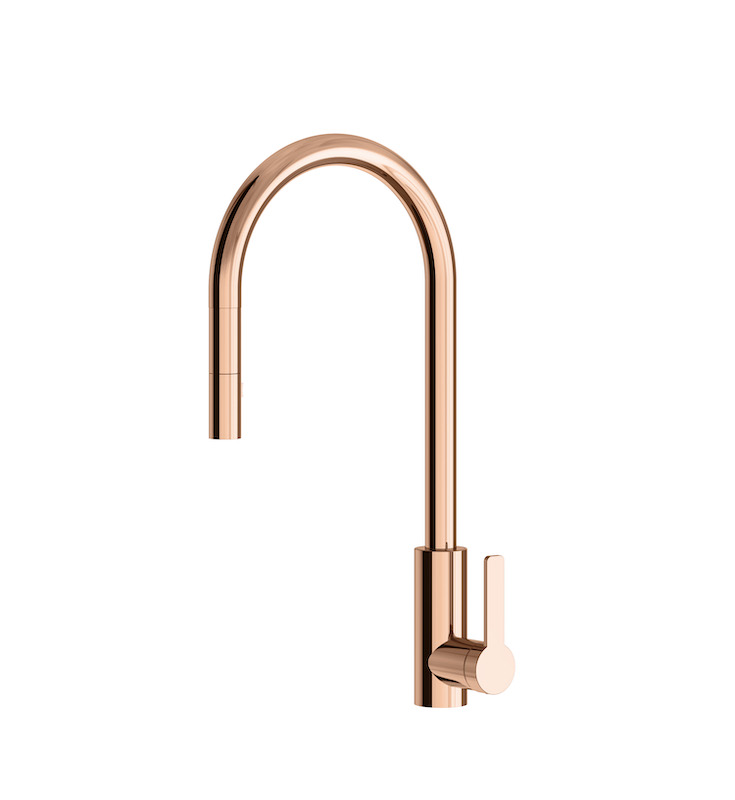 Franz Veigner standard size PVD rose gold faucet