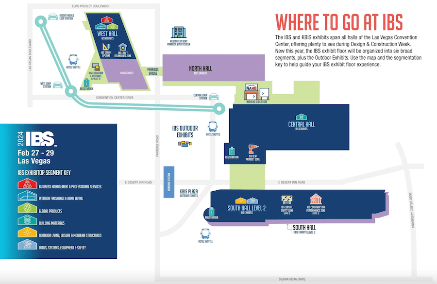 Map of 2024 IBS