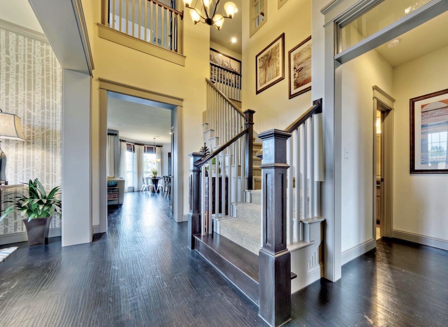 Home interior of an American Classic Series model home by Darling Homes