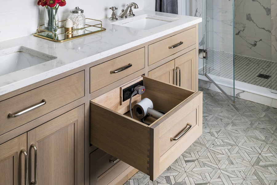 Docking Drawer Powered Vanity Drawer