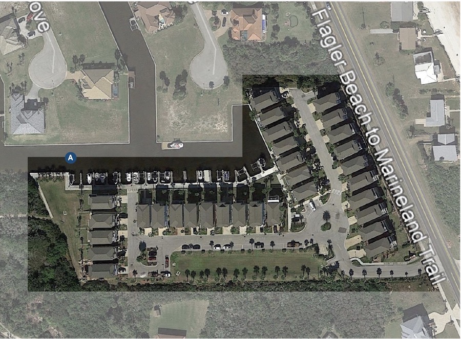 Site plan for Sunset Inlet, designed by The Evans Group