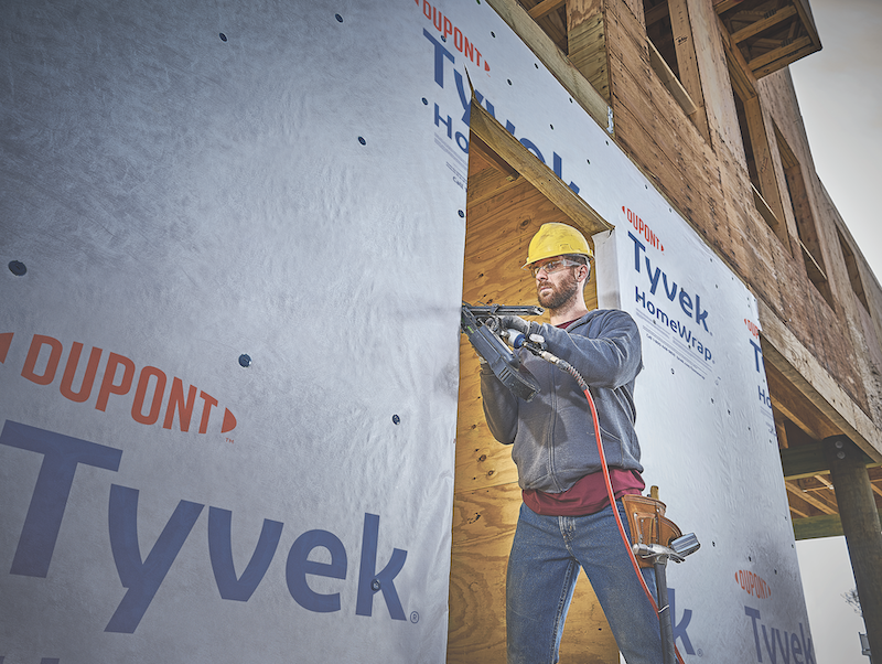 DuPont Tyvek home weatherization system