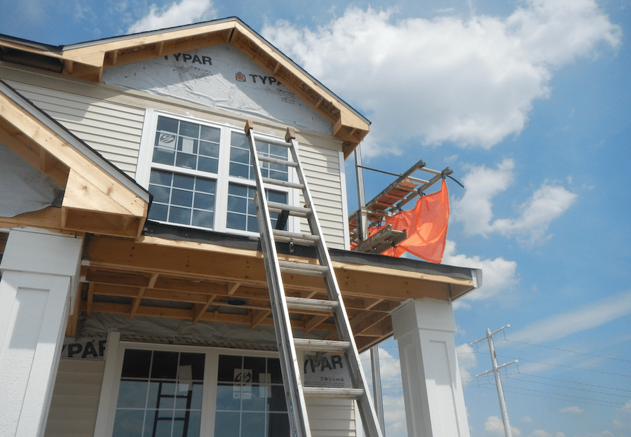 Ladder safety includes extending the ladder 3 feet above the working surface and ensuring it's locked in place before climbing it. 