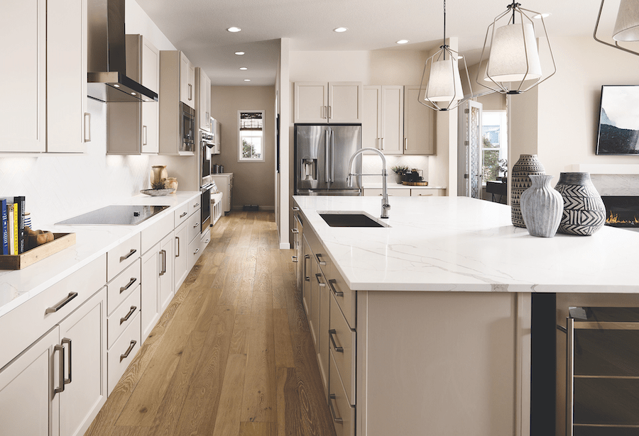 Family entry mudroom in the Vitality Collection-Revive plan by DTJ Design