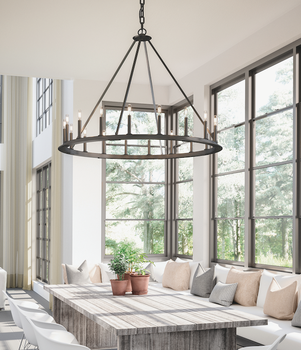 Ferguson showrooms has Capital Lighting's Pearson chandelier fixture