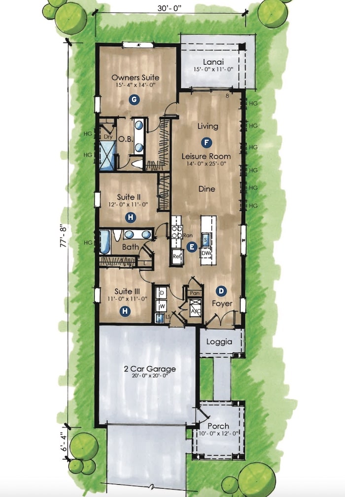 The Evans Group Charleston park floor plan