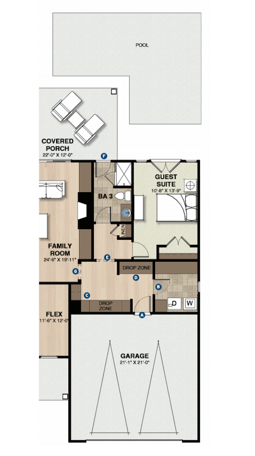 GMD Design's floor plan for The Van Owen