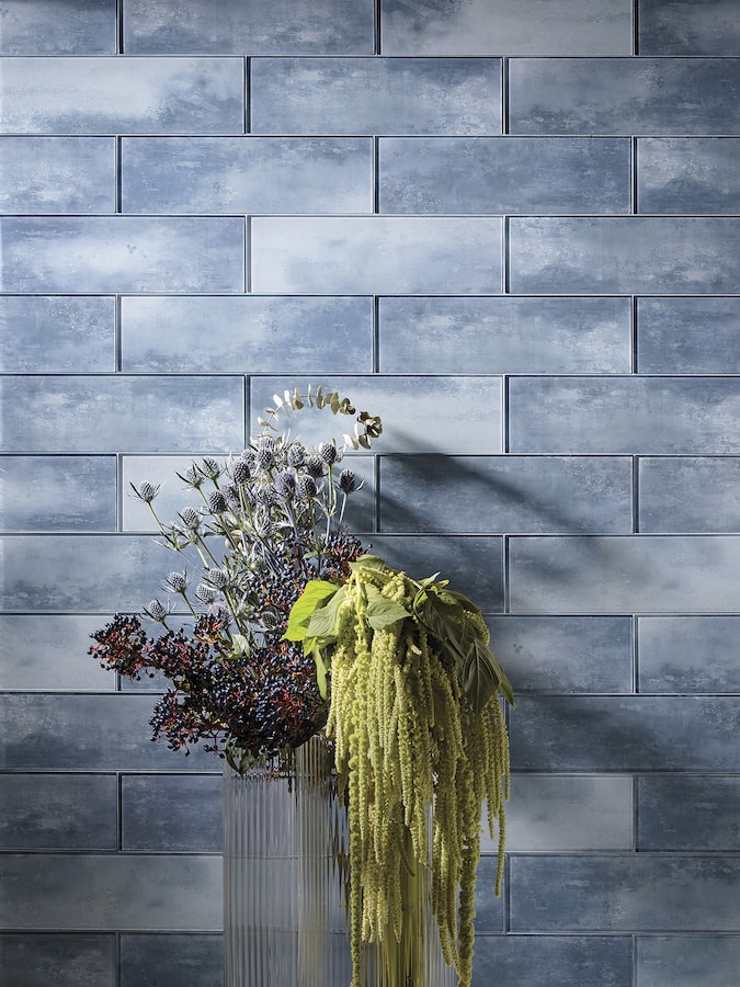 Island Stone horizon blue tile