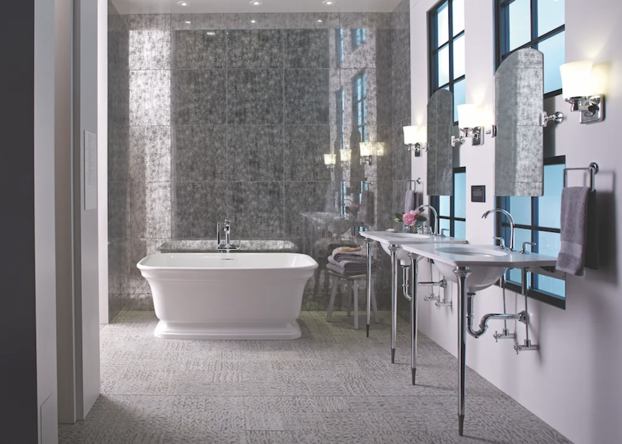 Tradition meets luxury in this Kallista and Ann Sacks bathroom 