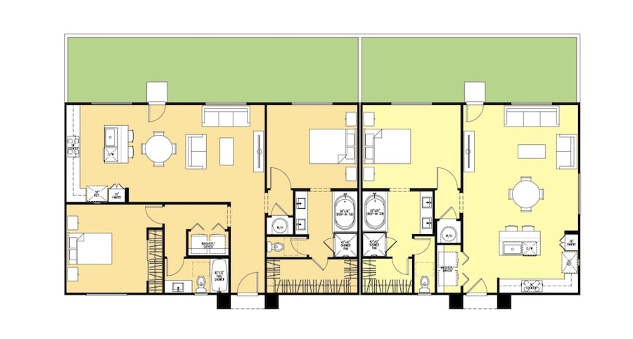 Kevin L. Crook Architect Duet house plan