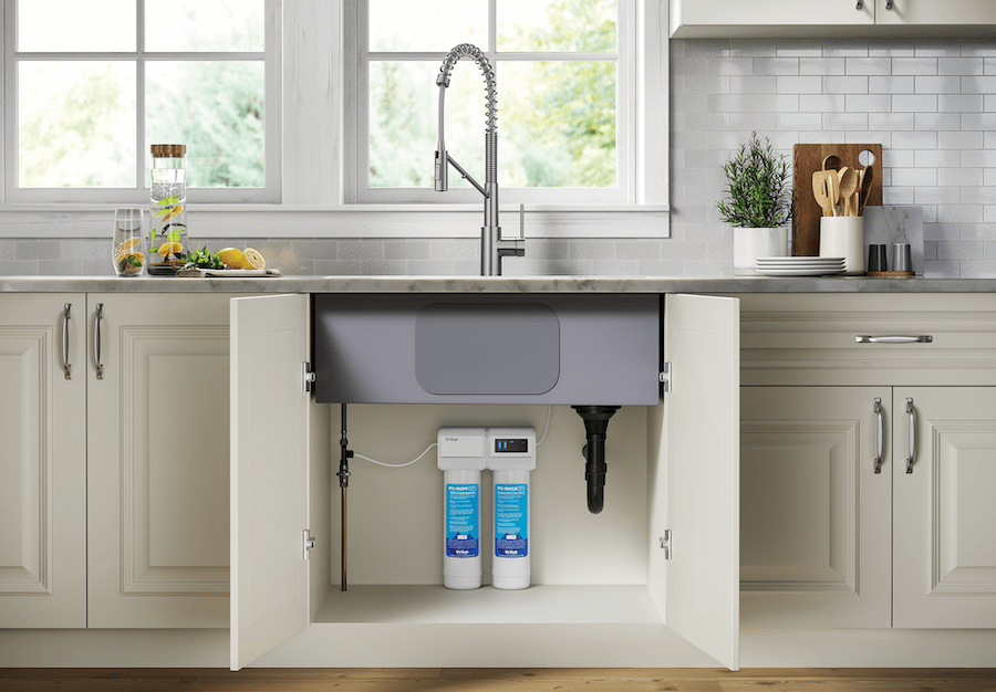 Kraus Purita 2-stage carbon water filtration system