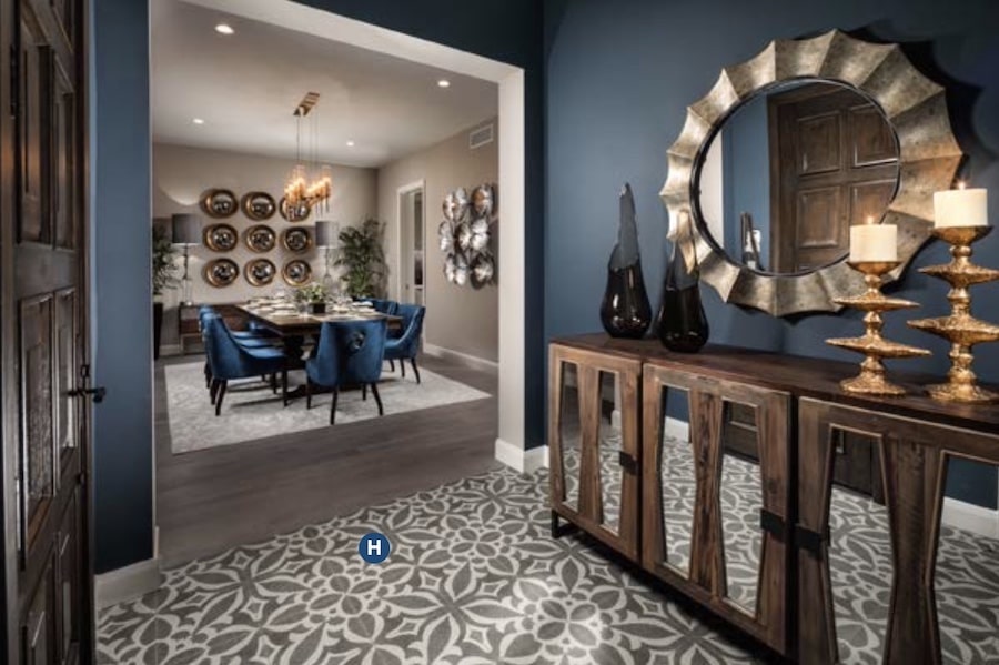 LCRA Villas at Ambassador townhomes, entry foyer