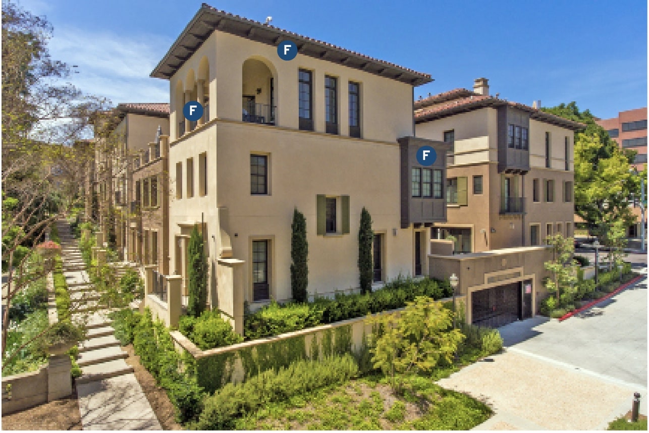 LCRA Villas at Ambassador townhomes, exterior