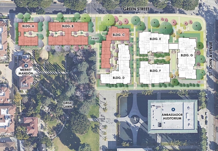 LCRA Villas at Ambassador townhomes, site plan