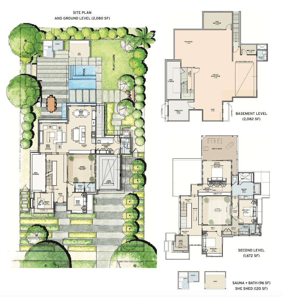 Luminosa custom home floor plans