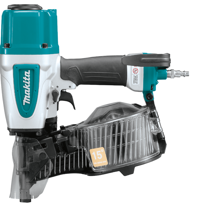 Makita's 15-degree Siding Coil Nailer AN613