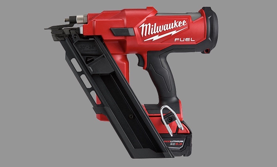 Milwaukee Tool M-18 Fuel 30-degree framing nailer