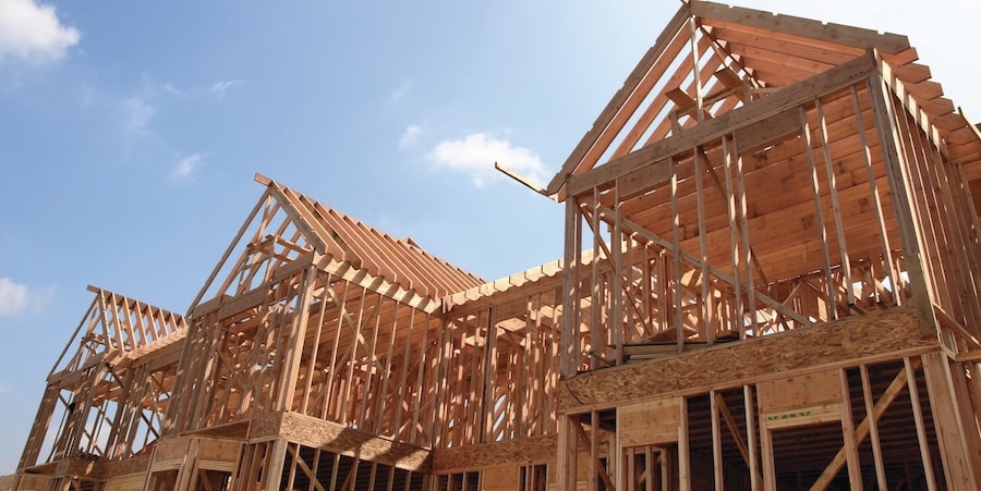 Timber framing for new homes