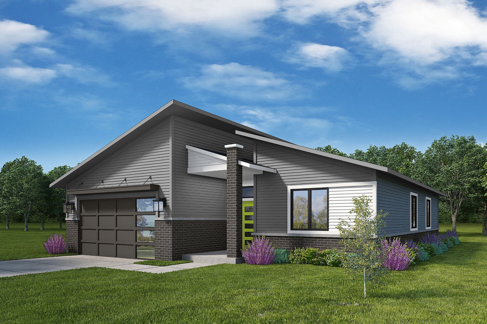 Nicor Gas smart neighborhood home rendering 