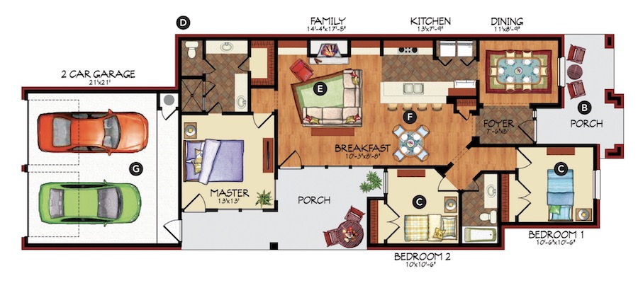 RPGA design for Wexler Hill zero lot line homes