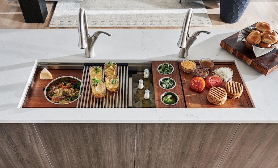 Ruvati galley kitchen sink