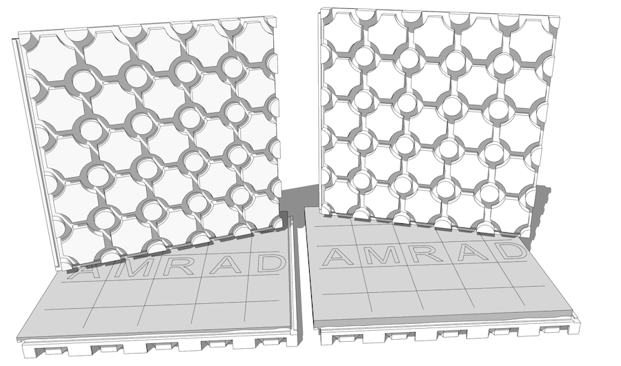 Amvic insulated radon panel