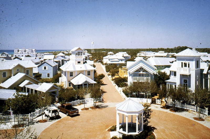 street in Seaside, Florida, community designed using principles of New Urbanism