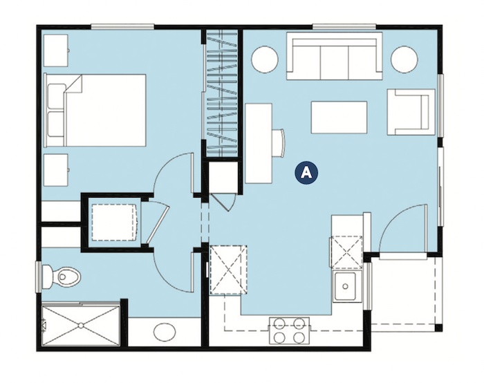 Smart ADU floor plan