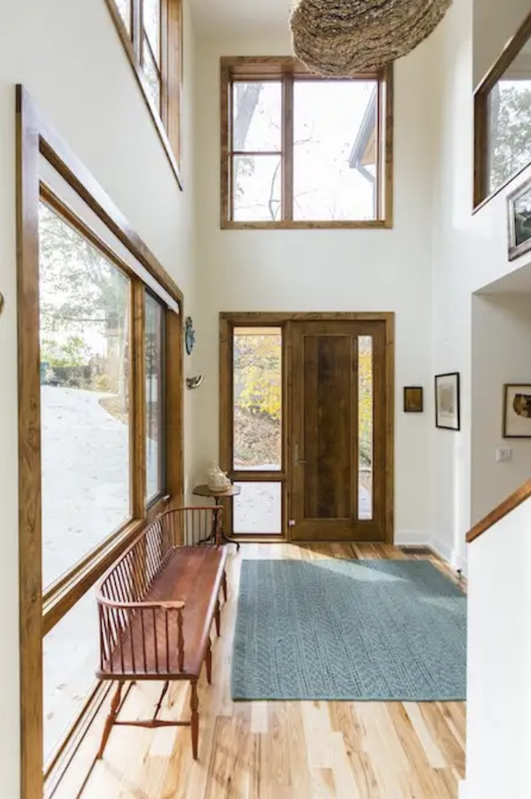 Sikes Residence entryway by Sol Design + Consulting