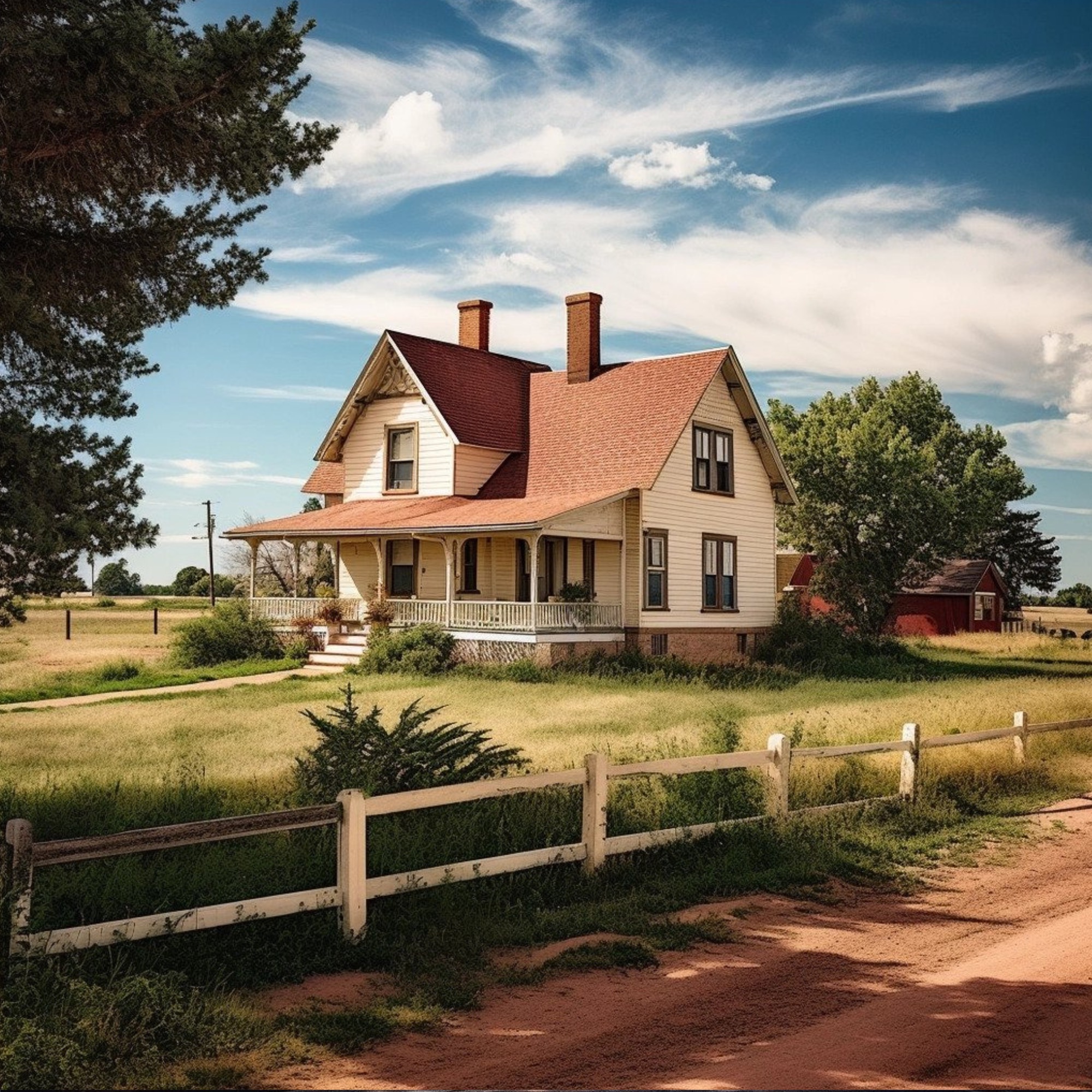 AI generated typical home in South Dakota