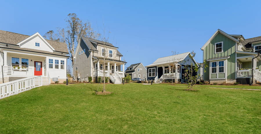 Exterior view of Chatham Park Cottages from Fresh Paint by Garman Homes