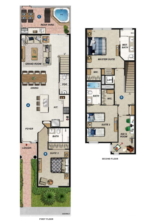 Summerville house plan by architect Donald F. Evans