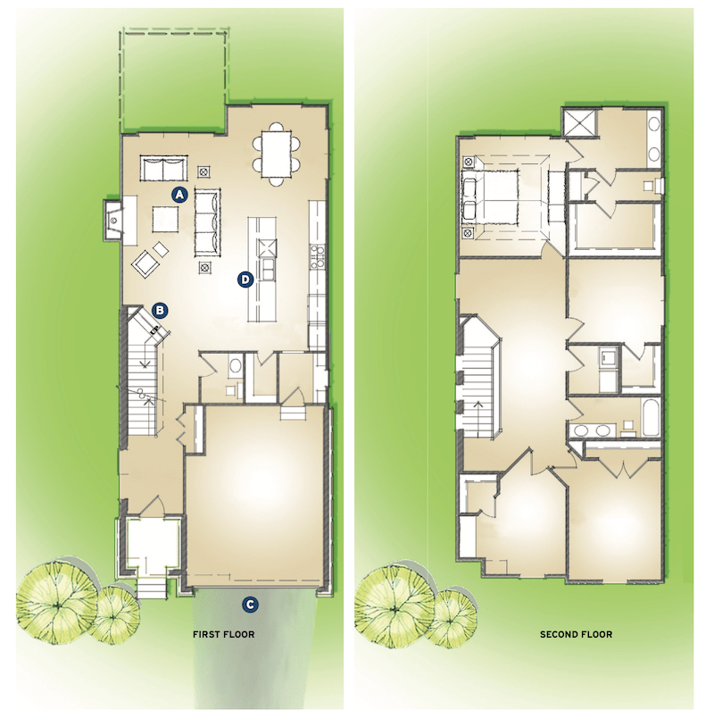 TK Design & Associates' Jasmine single-family house plan