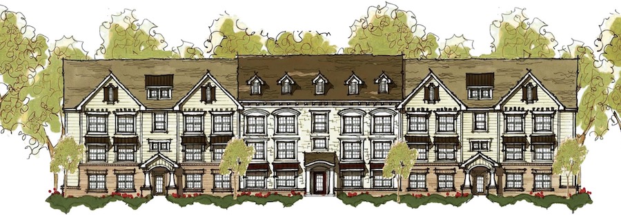 Elevations for TK Design & Associates' Morningbrook Apartments