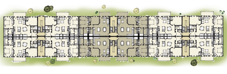 Plan for TK Design & Associates' Morningbrook Apartments