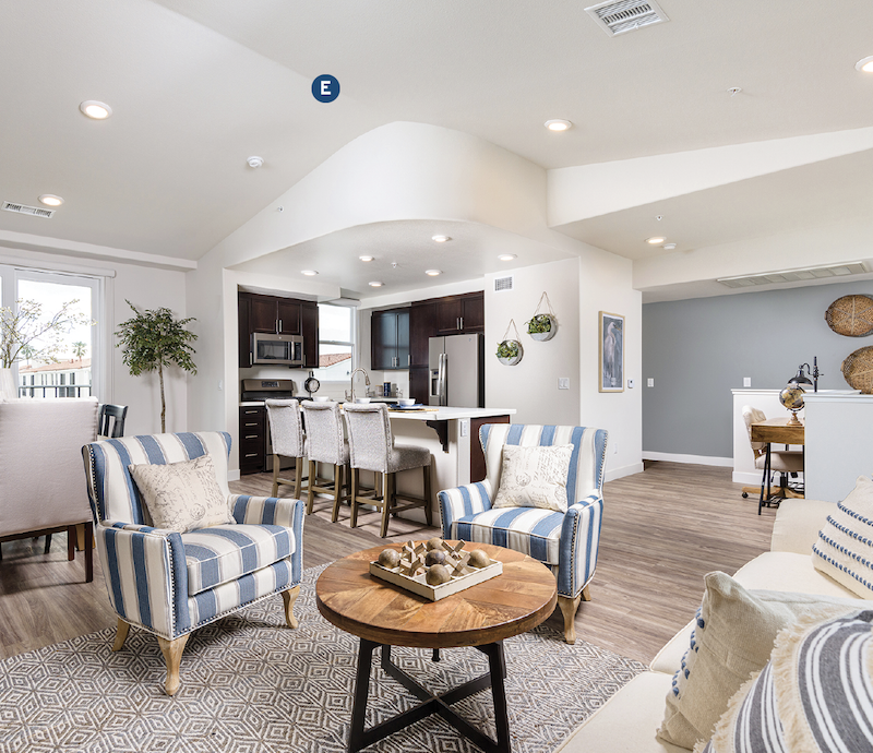 Interior at the Portside Ventura Harbor Townhomes 