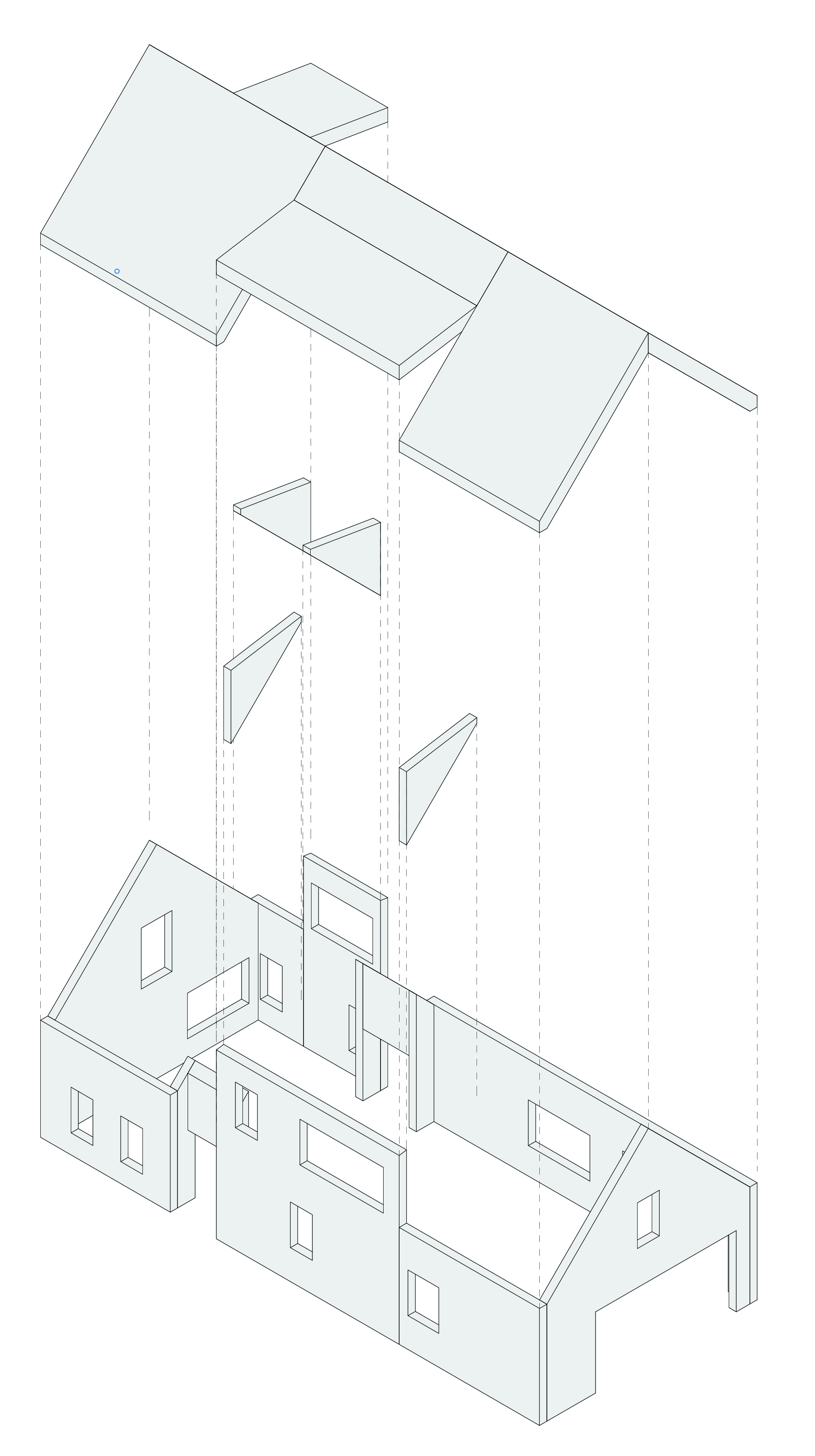 Panelized home pieces