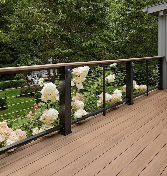 TimberTech English Walnut Deck