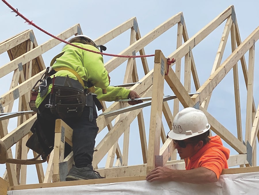 FastenMaster roof truss support