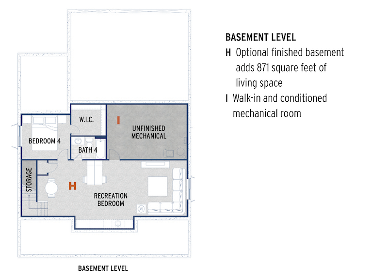 Ultimate Z.E.N. Home by Thrive Home Builders basement level plan